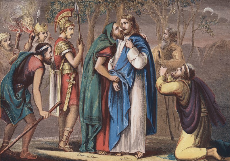 Judas forråder Kristus af English School