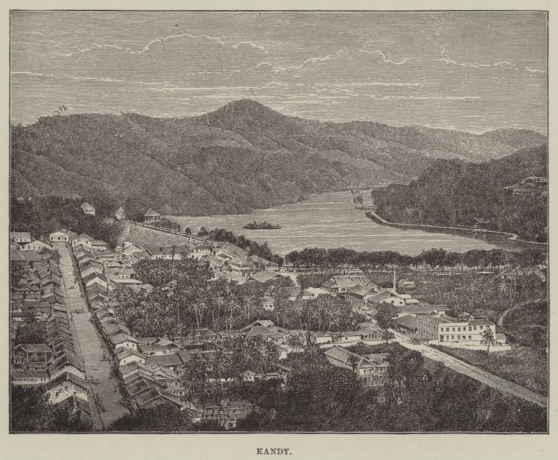 Kandy (gravering) af English School