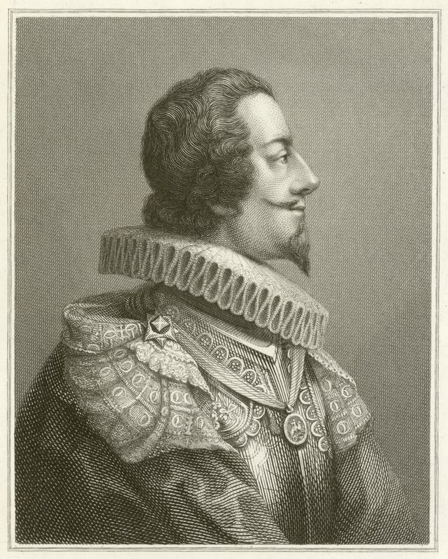 Kong Charles I (gravering) af English School