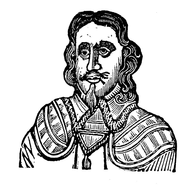 Kong Charles I (træsnit) af English School