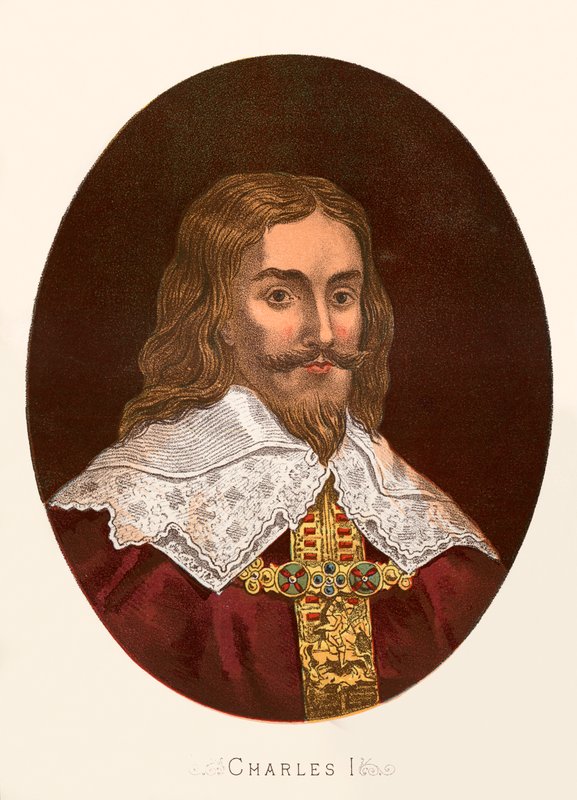 Kong Charles I af English School