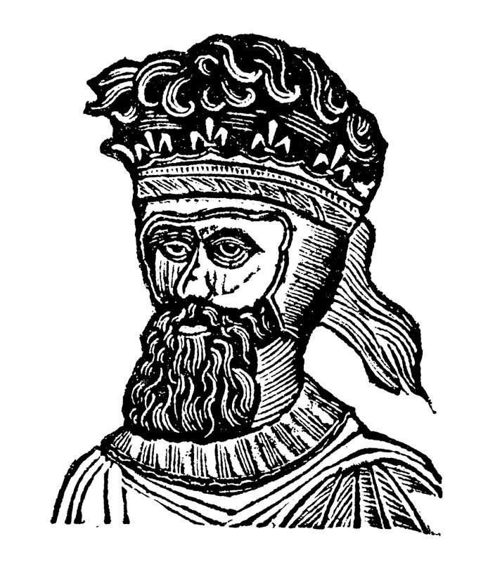 Kong Edward III (træsnit) af English School
