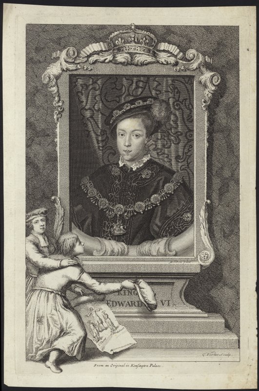 Kong Edward VI af England og Irland af English School