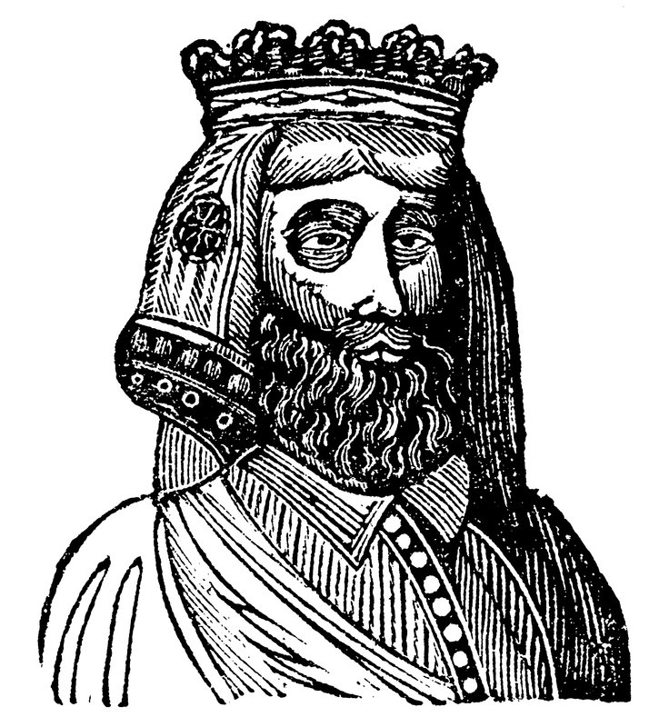 Kong Henrik IV (træsnit) af English School