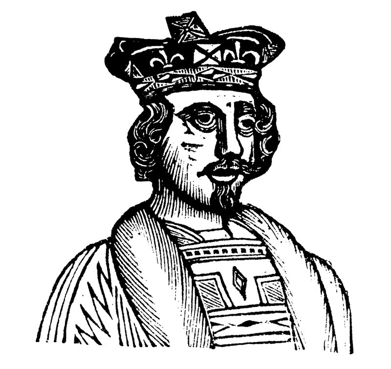 Kong Henrik VI (træsnit) af English School