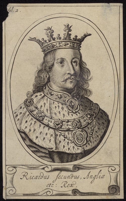 Kong Richard II af England af English School