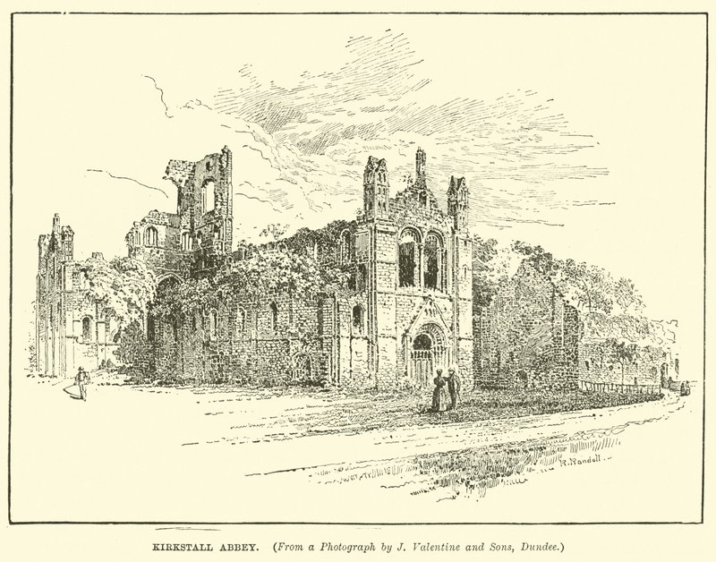 Kirkstall Abbey af English School