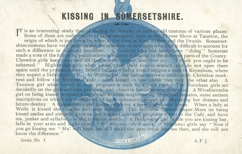 Kysser i Somerset (litho) af English School