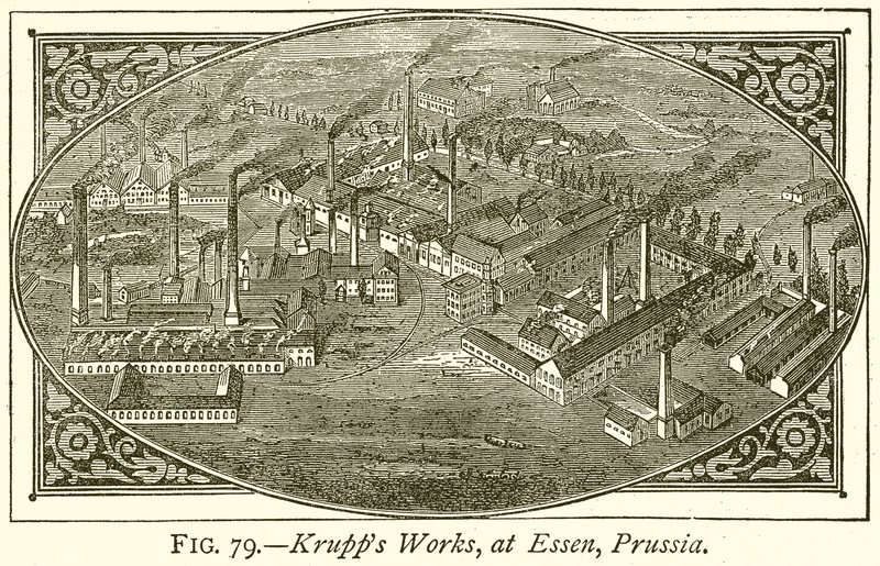 Krupps Works, i Essen, Preussen af English School