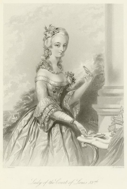 Dame ved Louis XV.