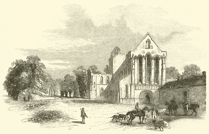 Lanercost Priory (gravering) af English School