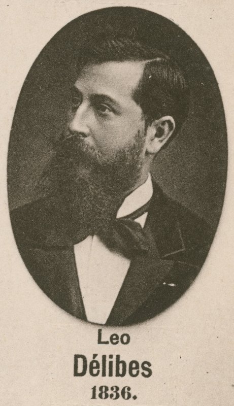 Leo Delibes (gravering) af English School