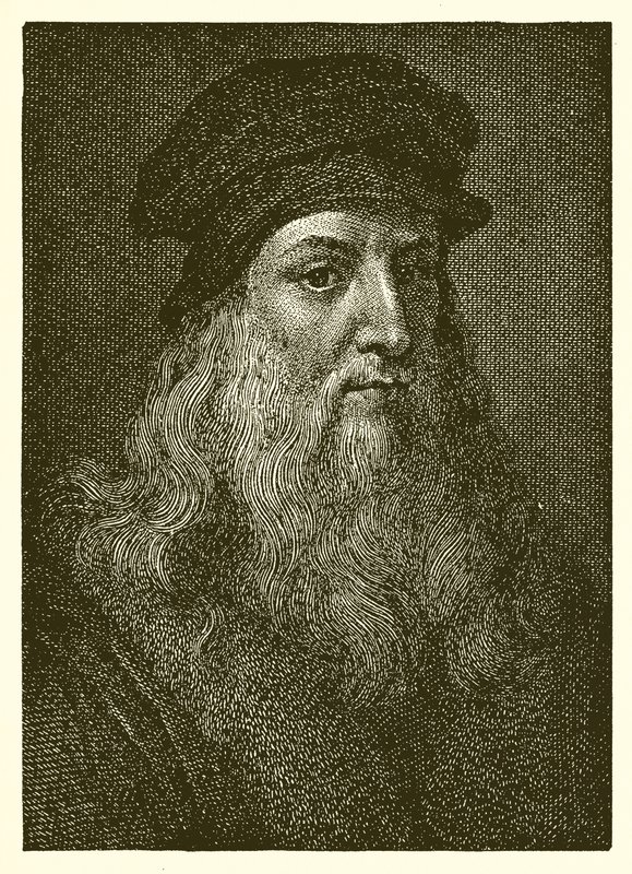 Leonardo Da Vinci af English School