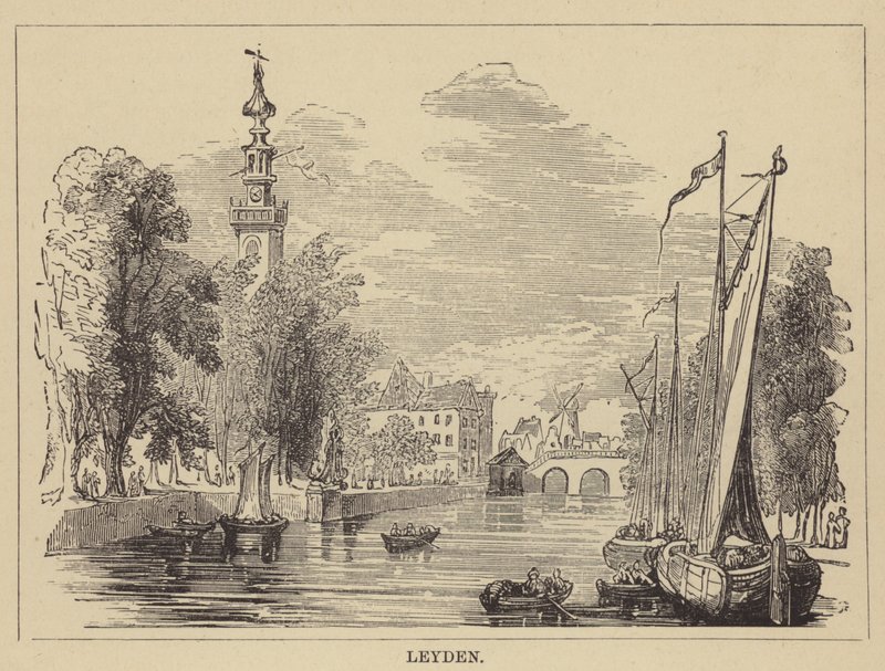 Leyden (gravering) af English School