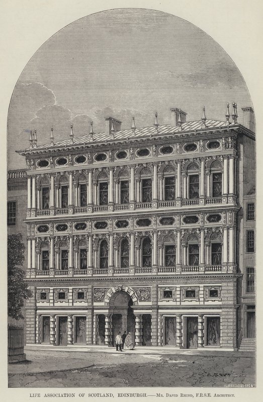 Life Association of Scotland, Edinburgh (gravering) af English School