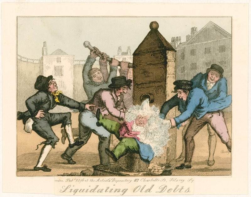 Likvidation af gammel gæld, 1826 af English School