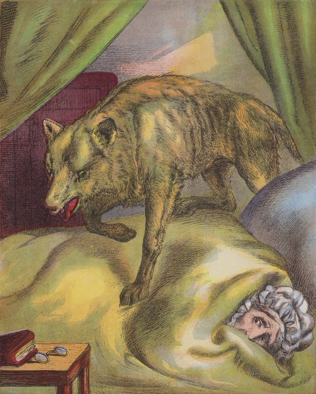 Den lille rødhætte (chromolitho) af English School