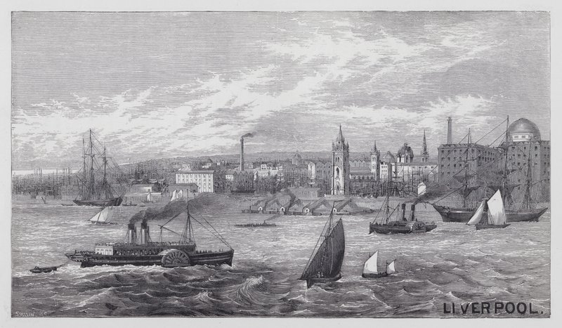 Liverpool (gravering) af English School