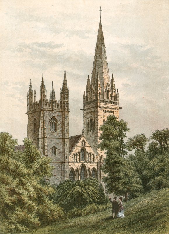 Llandaff katedral af English School