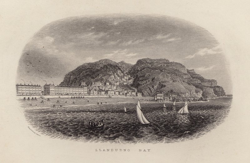 Llandudno Bay (gravering) af English School