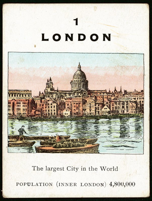 London (farve litho) af English School