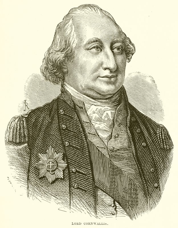Lord Cornwallis af English School