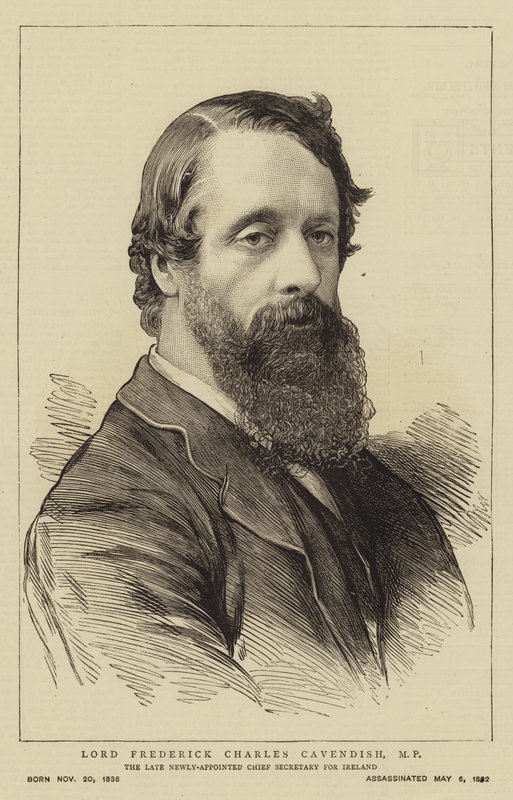 Lord Frederick Charles Cavendish, MP (gravering) af English School