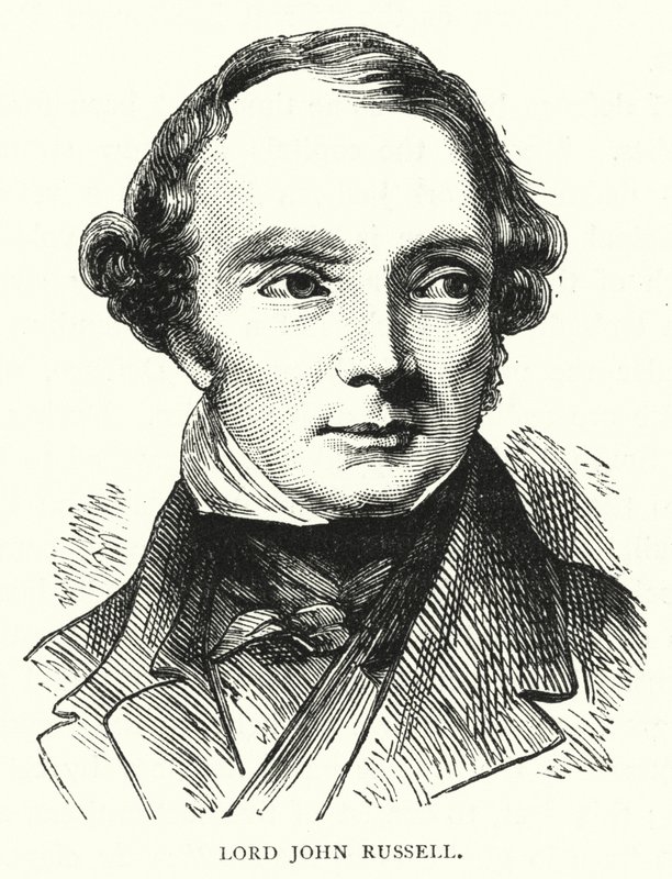 Lord John Russell (gravering) af English School