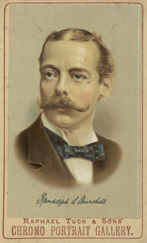 Lord Randolph Churchill af English School