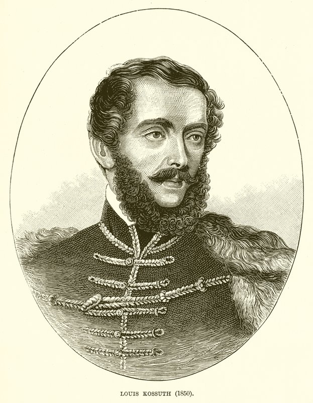 Louis Kossuth (1850) af English School
