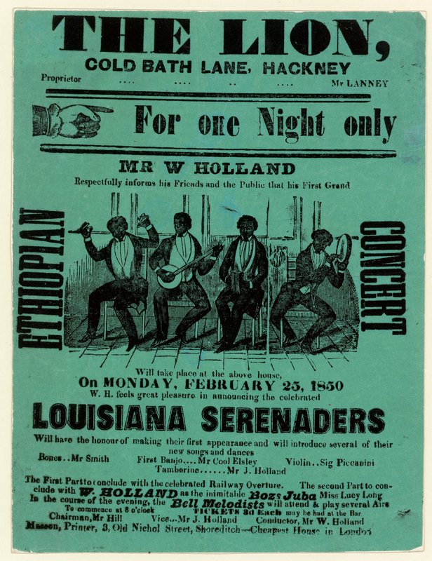 Louisiana Serenaders ved Løven, Hackney af English School