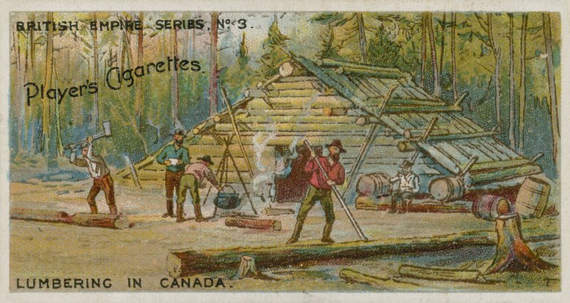 Tømmer i Canada af English School