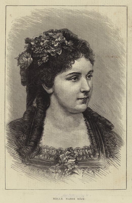Miss Marie Roze (gravering) af English School