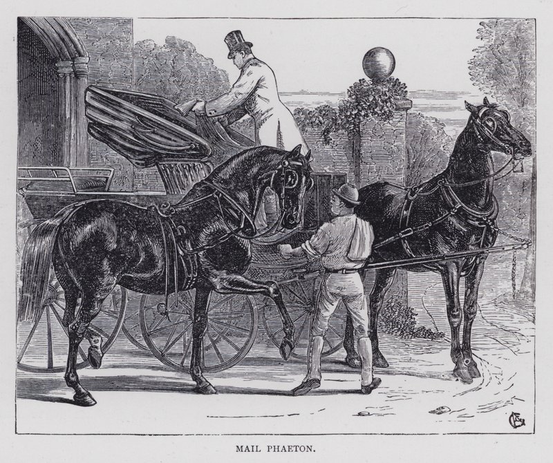 Mail Phaeton (gravering) af English School