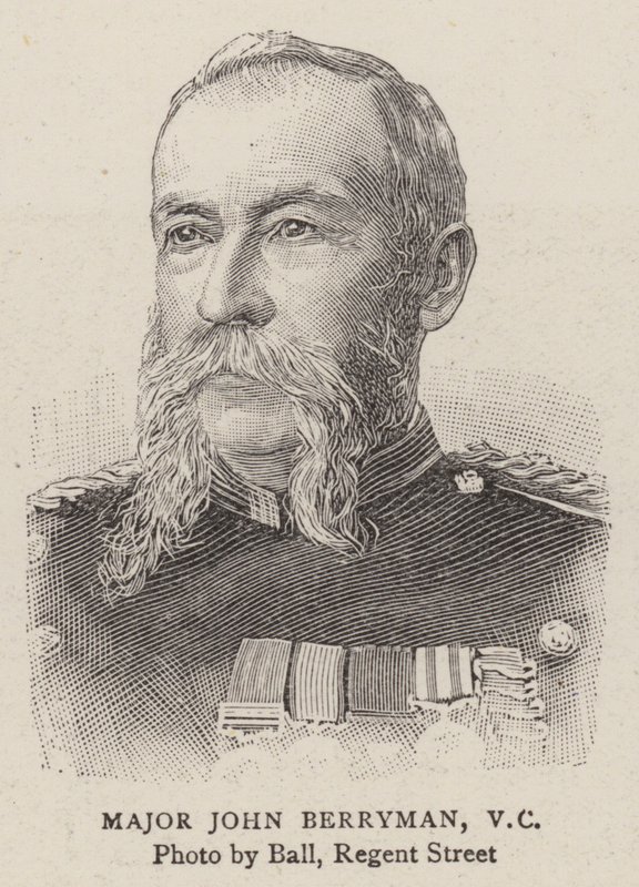 Major John Barryman, VC (gravering) af English School