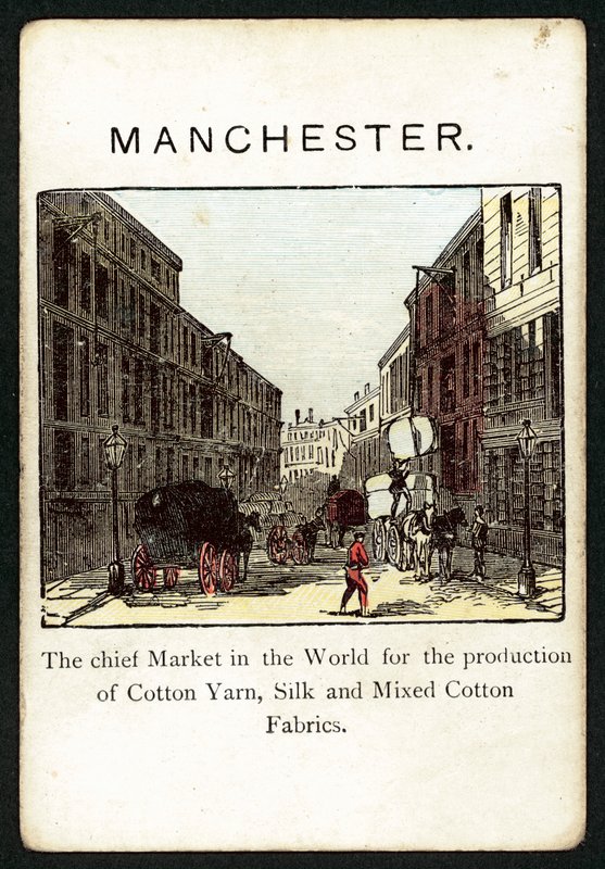 Manchester (farve litho) af English School