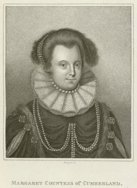 Margaret, grevinde af Cumberland (gravering) af English School