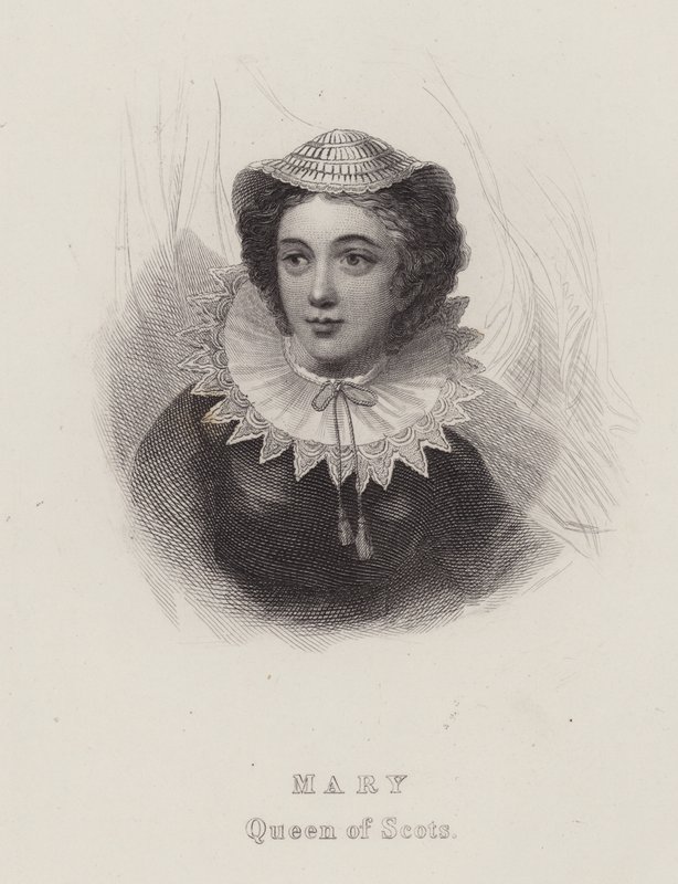 Mary, Queen of Scots (gravering) af English School