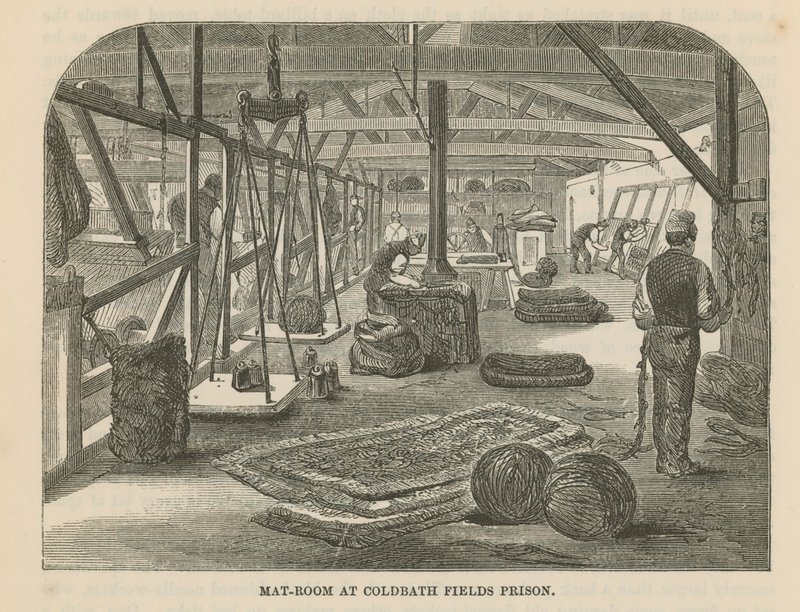 Måtteværelse i Coldbath Fields Prison af English School
