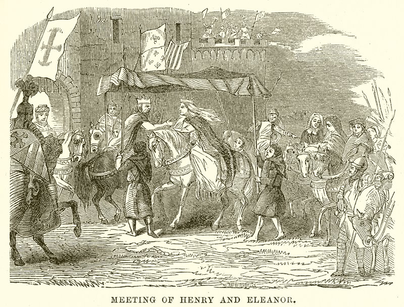 Møde mellem Henry og Eleanor af English School