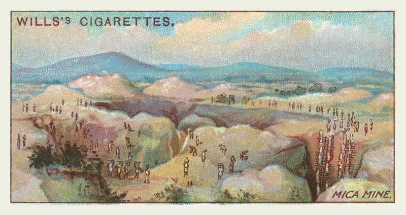 Glimmermine (chromolitho) af English School