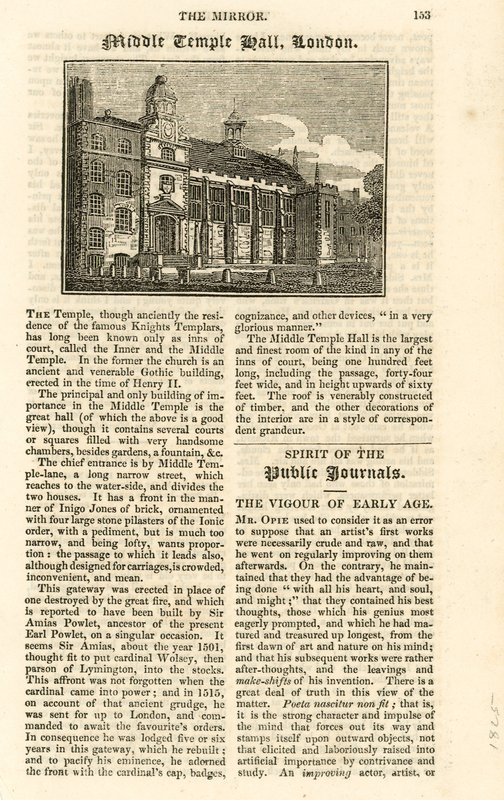 Middle Temple Hall af English School