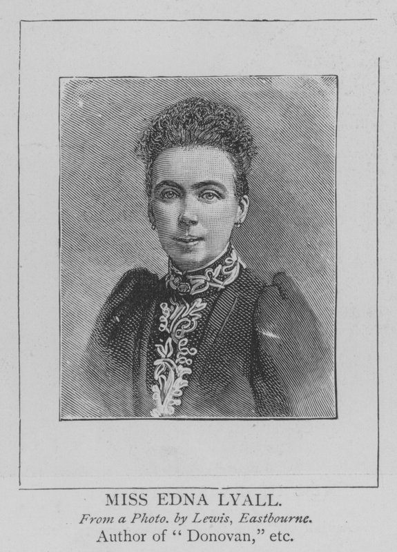 Frøken Edna Lyall (gravering) af English School