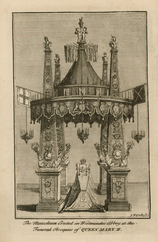 Monument til Dronning Mary II af English School