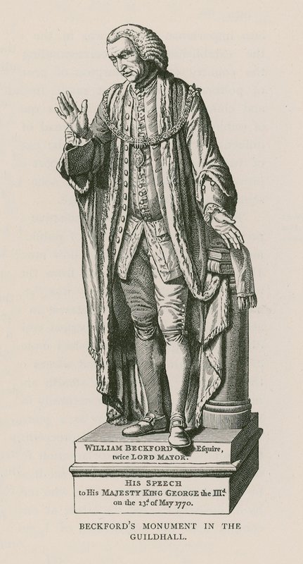 Monument til William Beckford af English School