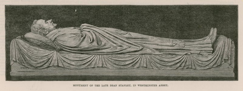 Monument til afdøde Dean Stanley af English School
