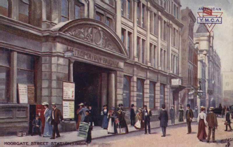 Moorgate Street Station, London af English School