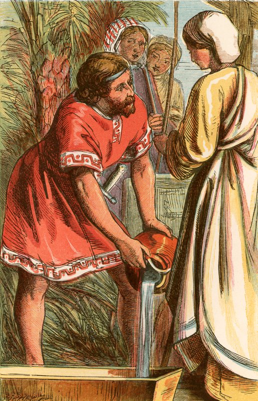 Moses og Jethros datter af English School