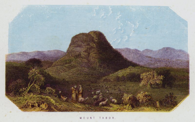 Mount Tabor (farve litho) af English School