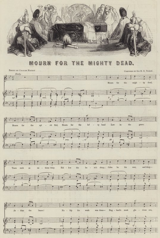 Mourn for the Mighty Dead (gravering) af English School